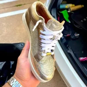スニーカー Golden  Golden  Sneakers (GWF00804 F00696410471) GOLDEN GOOSE: Sneakers woman - Gold | Golden Goose sneakers